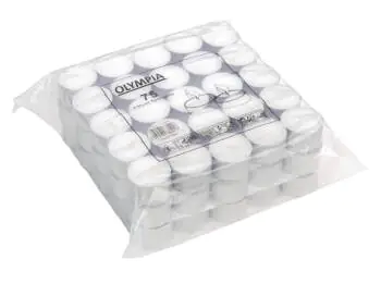 Olympia 8 Hour Tealights 75 pk